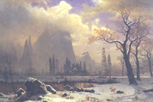 Yosemite Winter Scene